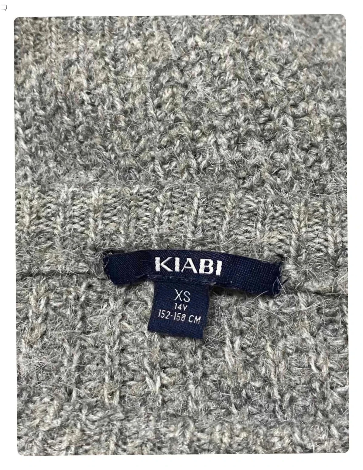 Jersey de punto Kiabi gris - Bonito estilo trabajado Talla XS/S 🩶 – photo 3
